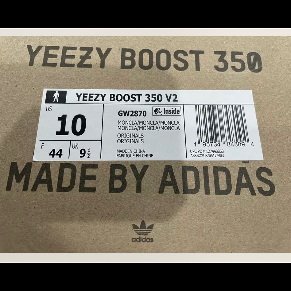 Size 10 - adidas Yeezy Boost 350 V2 Clay - GW2870